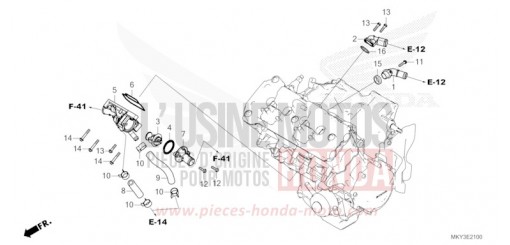 THERMOSTAT CB650RAP de 2023